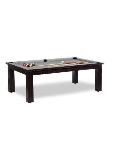 Billard table a manger, avec drap Simonis gris clair