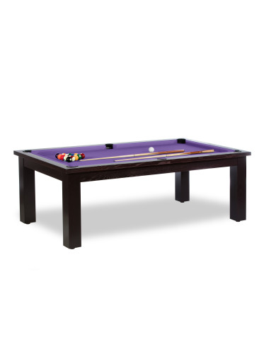 Table de billard convertible table a manger (violet)