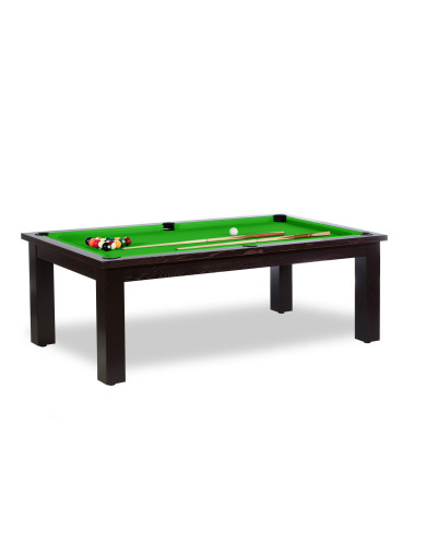 table de salle a manger transformable en billard : vert pomme