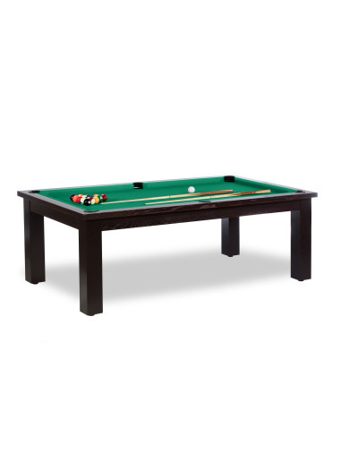 Billard table de salle à manger, couleur vert jaune