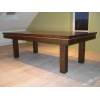 Table billard convertible, chêne wengé et plateau table