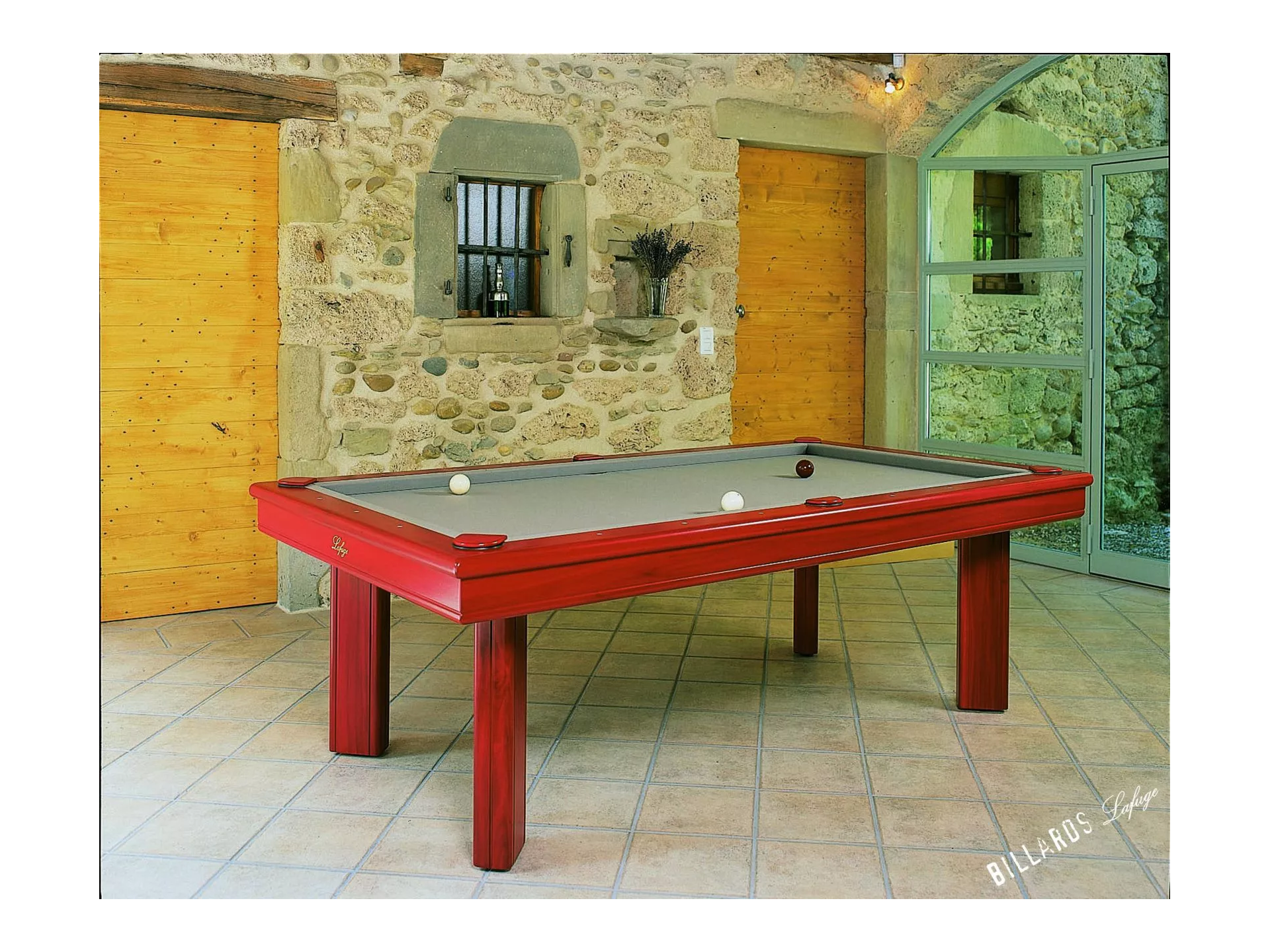Table de billard convertible, Lafuge élégance
