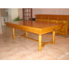 Table manger billard, en chêne doré avec plateau table