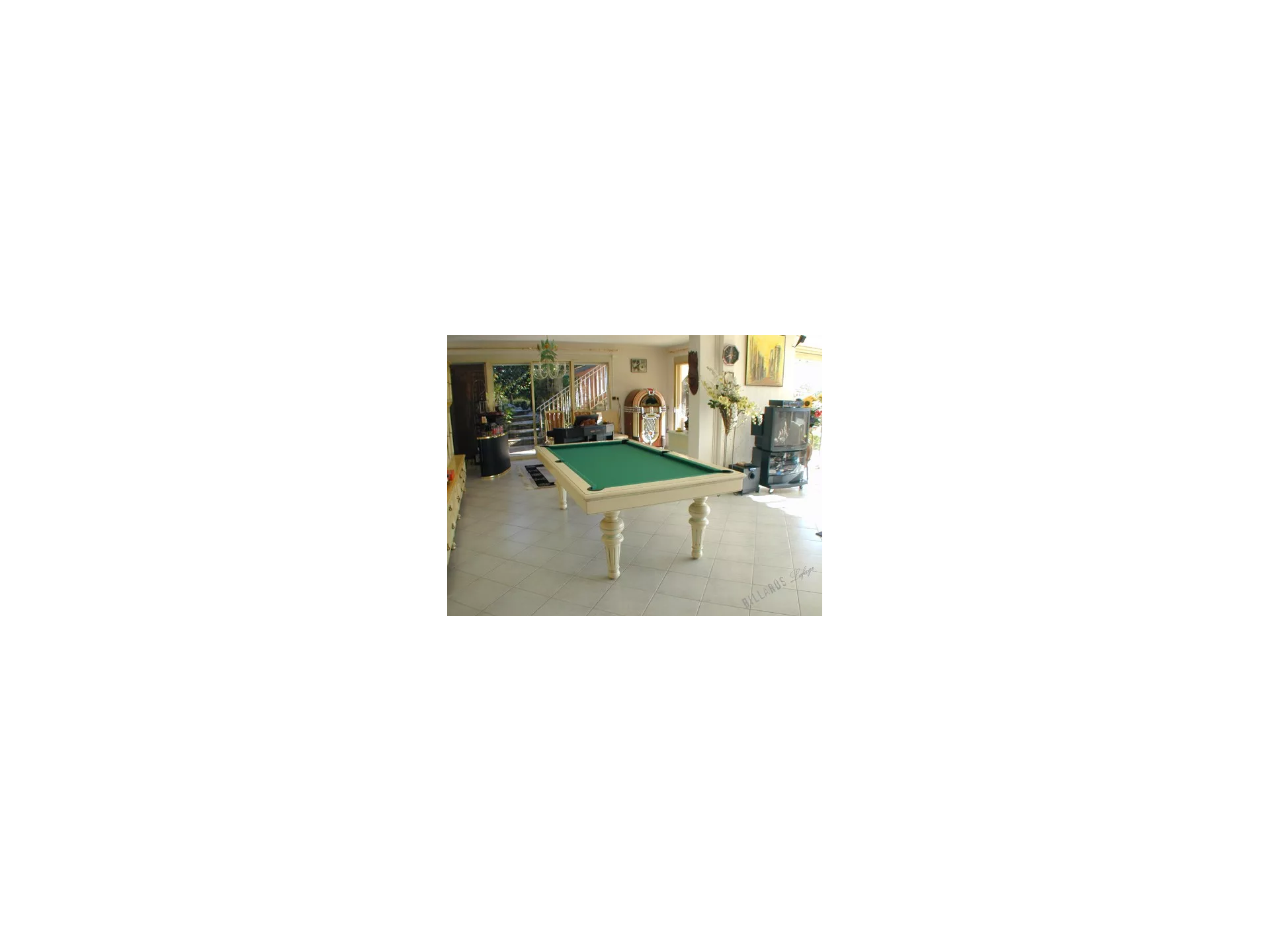 Billard haut de gamme, patine provençale Lafuge