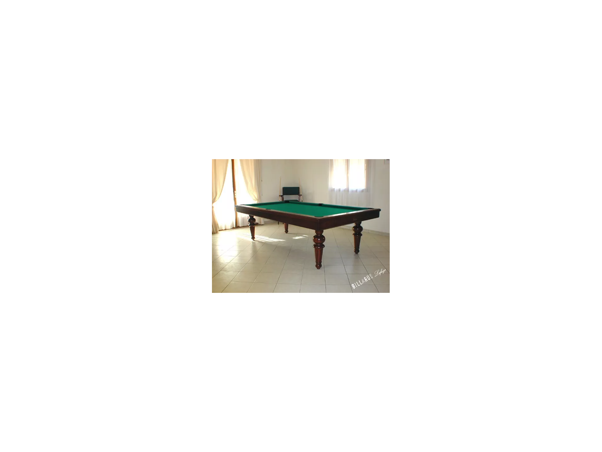 Table de billard americain, platine antiquaire Lafuge