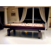 Table de billard americaine, drap couleur chocolat