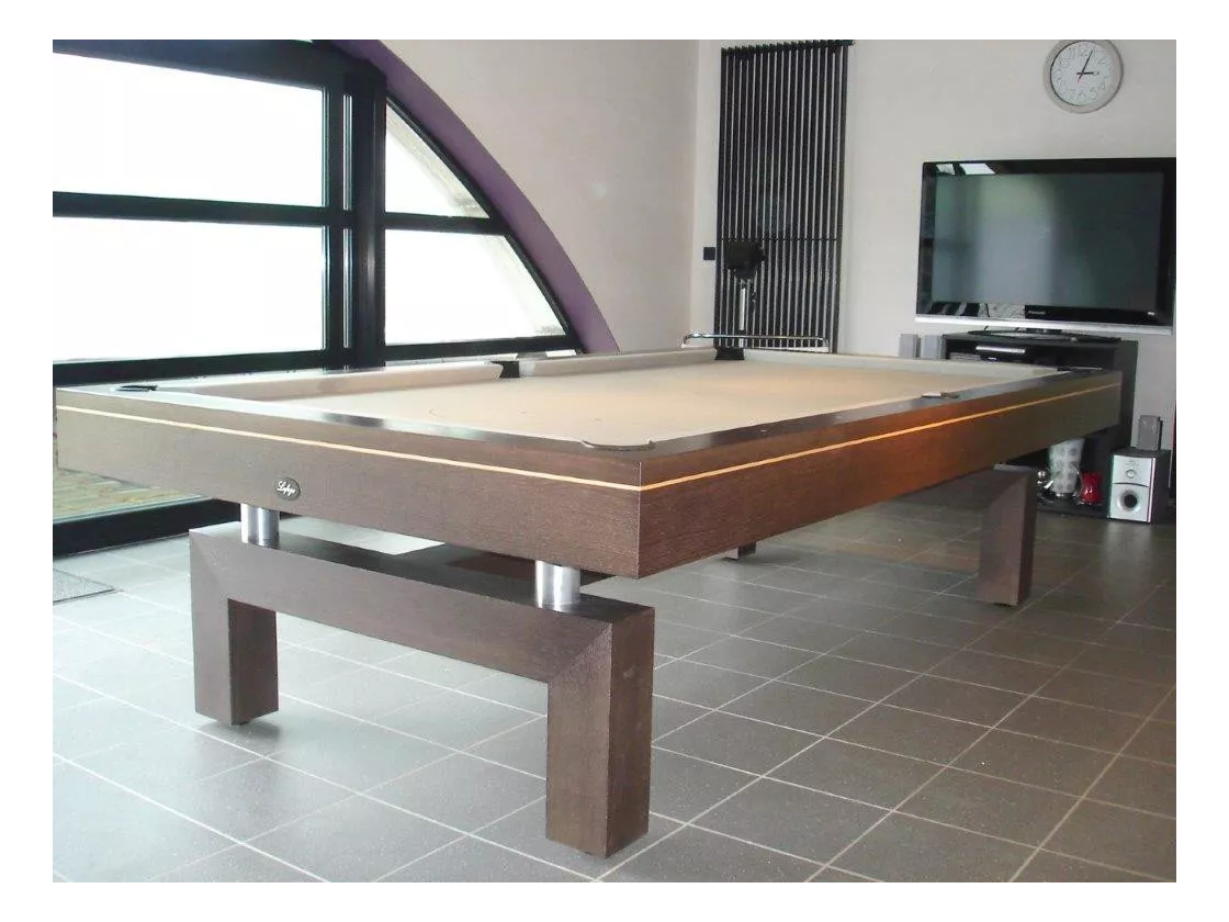Billard transformable, tapis couleur gold, modèle de la table : arcade