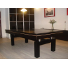 Billard convertible wengé, drap burgundy et plateau