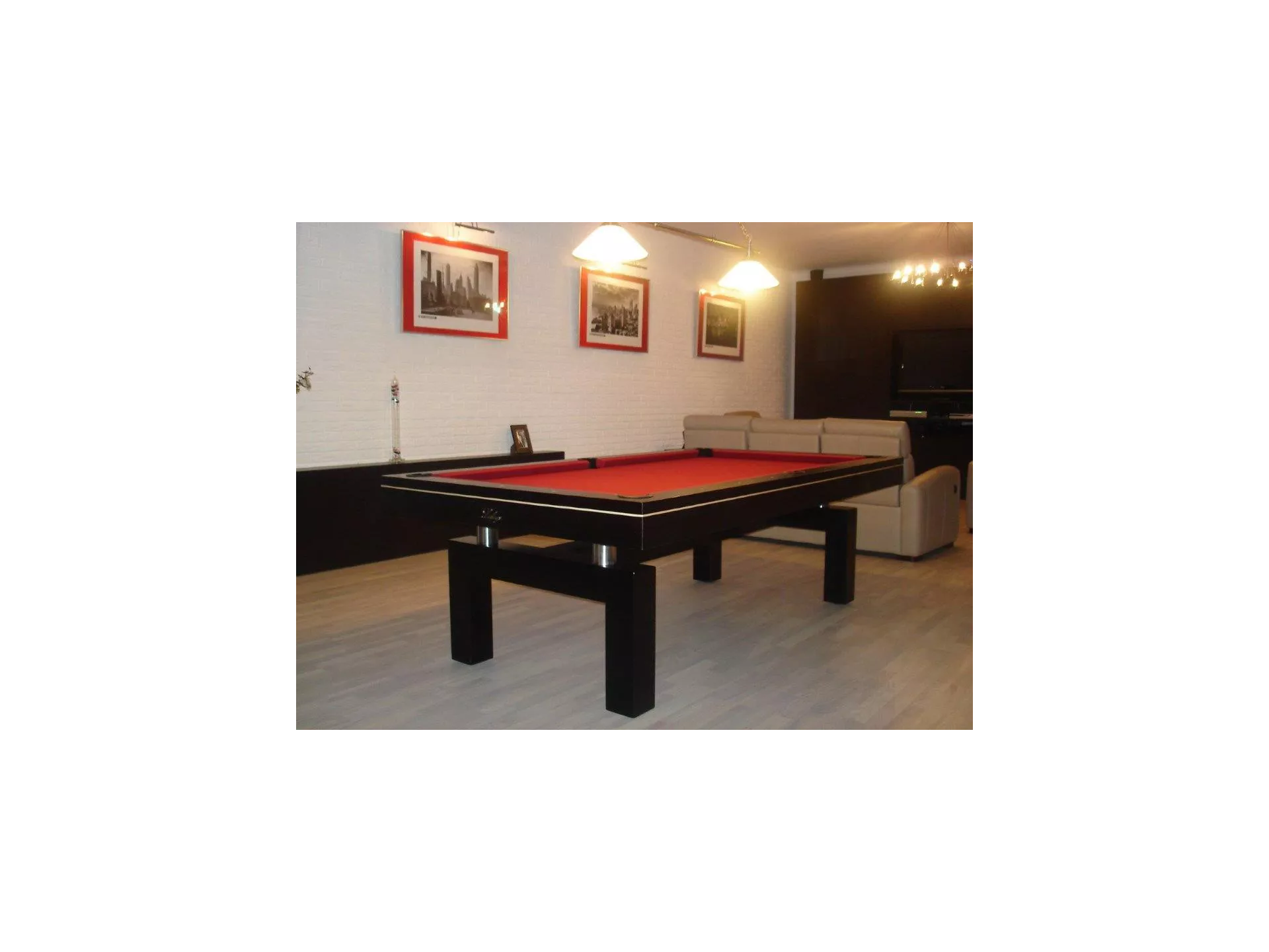 Billard mixte, tapis de billard burgundy