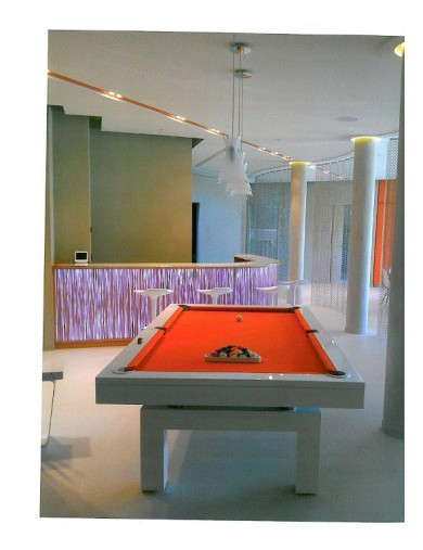 Table de billard en perspective