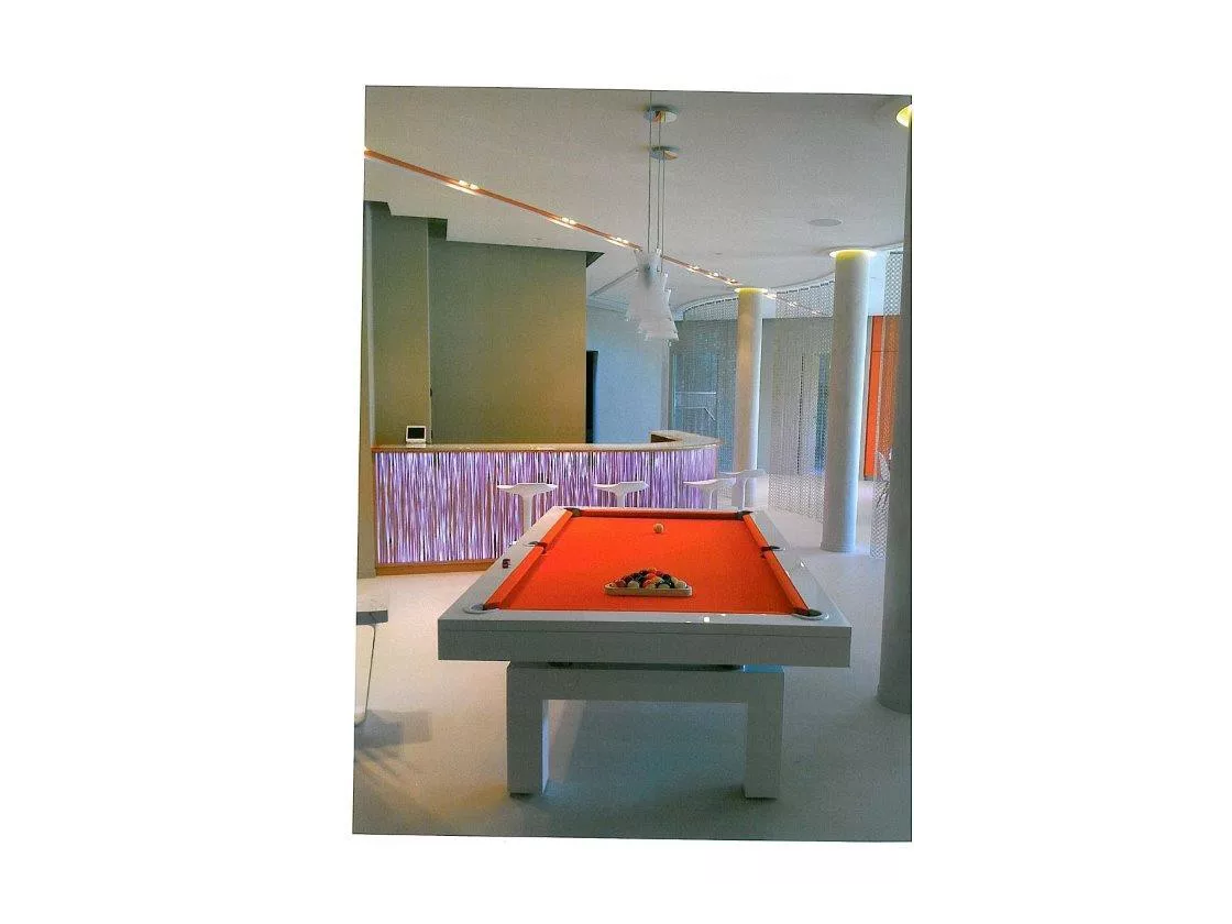 Table de billard en perspective