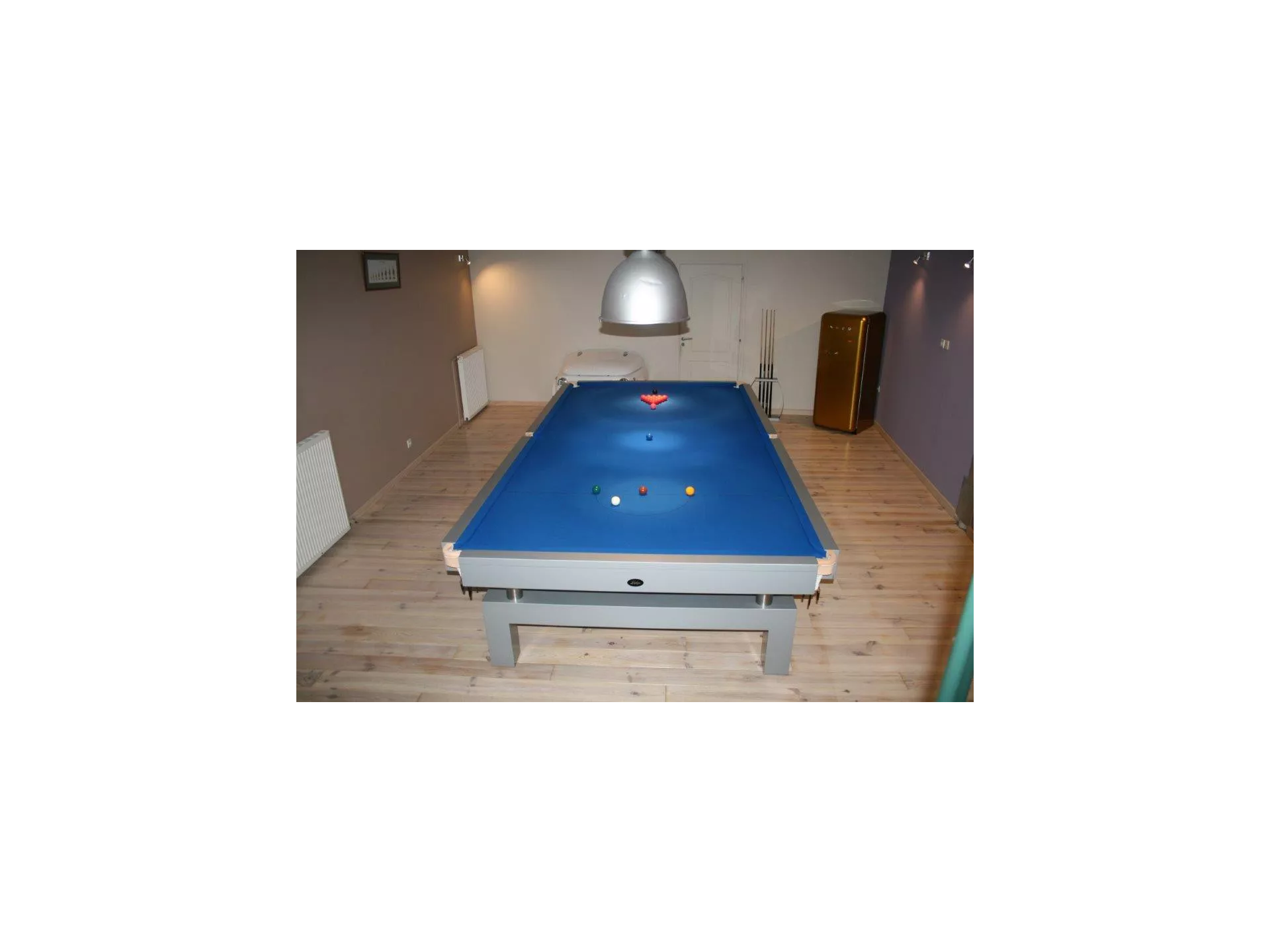 Snooker Arcade 12FT drap bleu