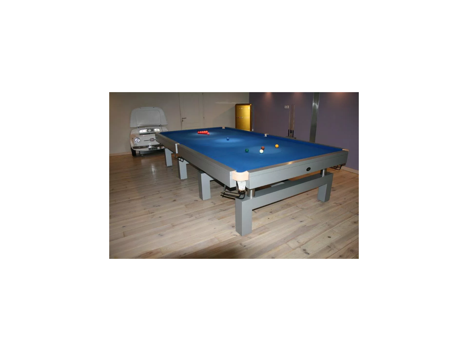 Billard snooker bleu