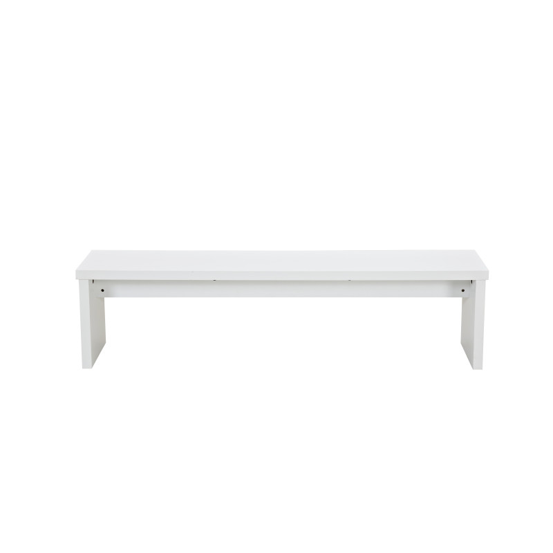 Banc blanc pour table billard convertible