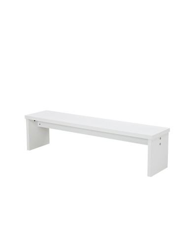 Banc blanc pour table de billard de salon