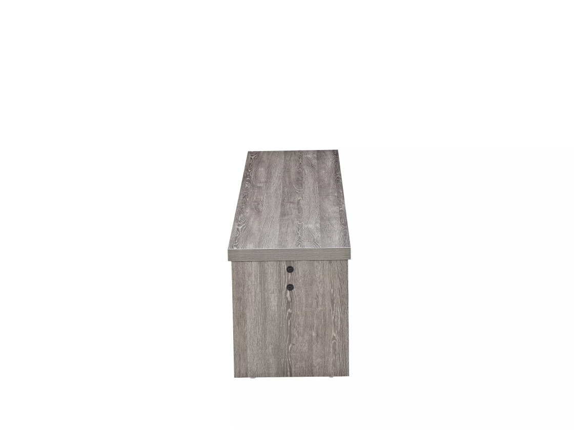 Vue de profil du banc pour un billard transformable