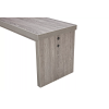 Détail banc pour un billard table a manger
