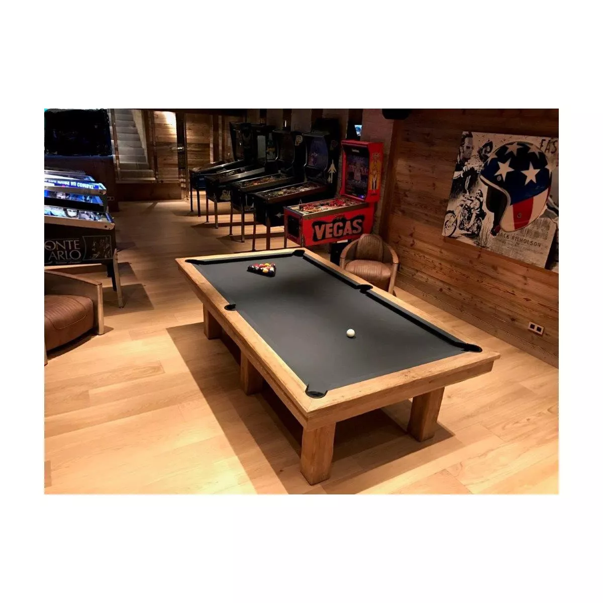 Présentoir De Billard Signé Dennis Taylor - Avec Certificat D’authenticité - Pièce De Collection