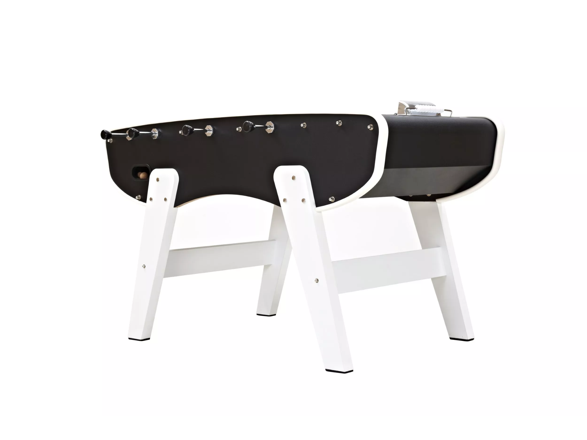 Achat baby foot pas cher, babyfoot noir et blanc très classe