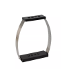 Porte queues Design 4 positions laqué noir brillant