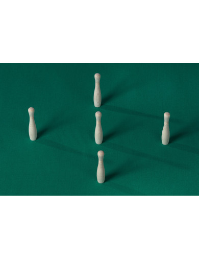Quilles pour billard Français en bois massif