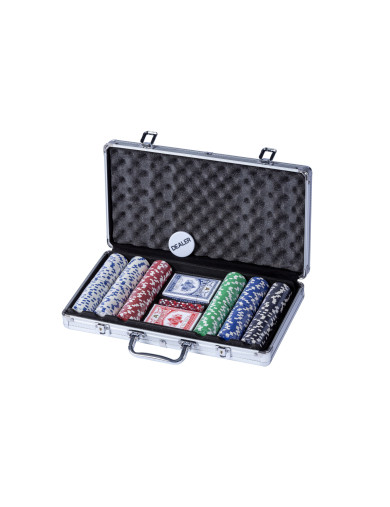 Malette poker en aluminium 300 jetons