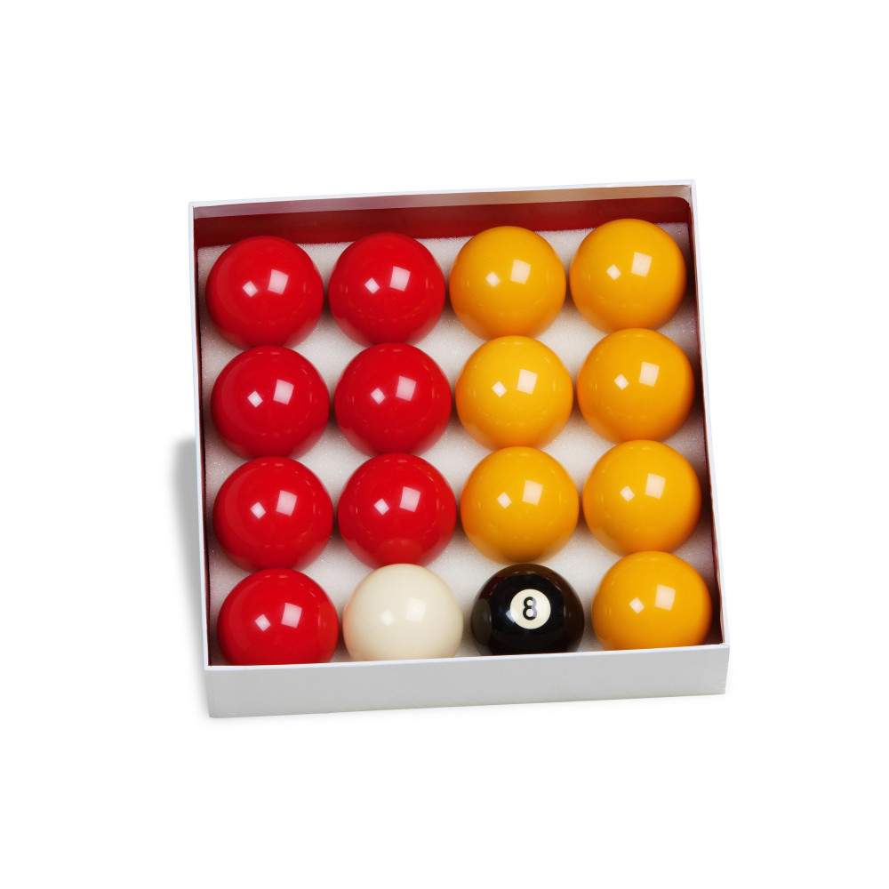 jeu de 16 billes diamètre 57.2 mm Boules billard américain neuves  numérotées U.S.