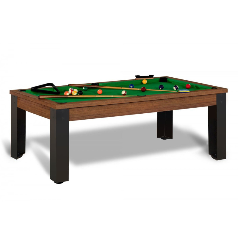 Table billard convertible : Caracas pieds métallique