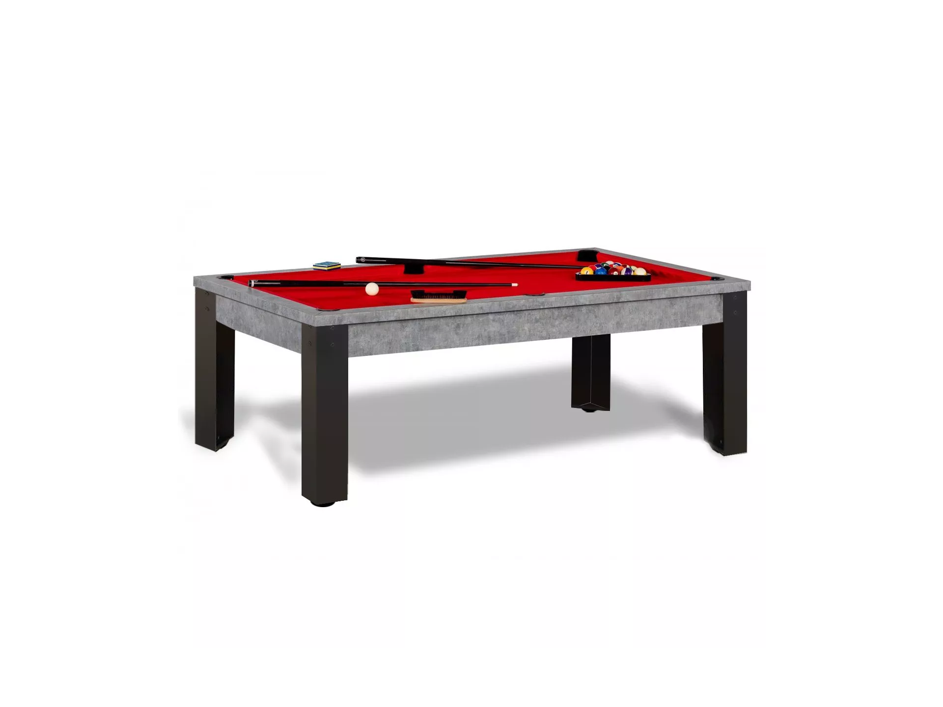 Table billard convertible : Panama pieds métalliques