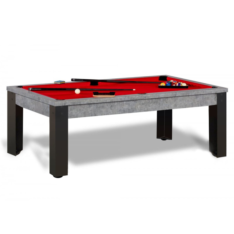 Table billard convertible : Panama pieds métalliques