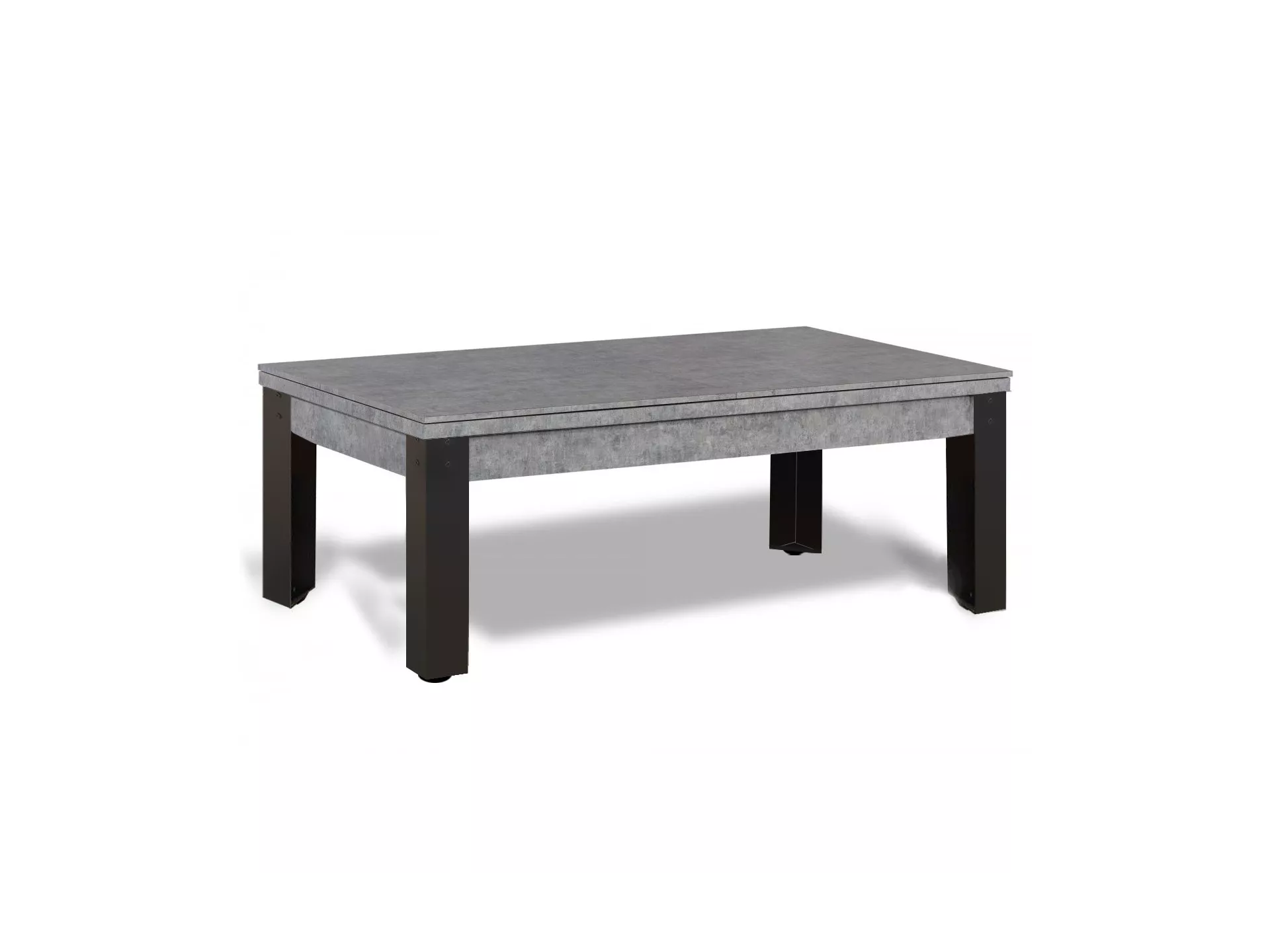 Billard convertible : plateau billard table bois en 2 parties