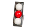 3 billes françaises Ø 61,5 mm + règle de jeu