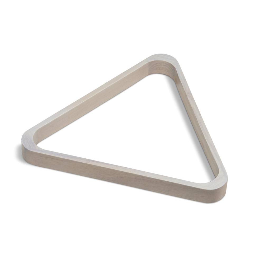 Triangle pour billes en Ø 57 mm bois blanc us