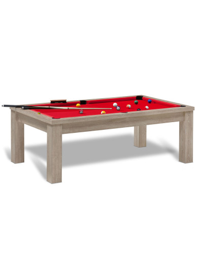 Table de billard américain rouge