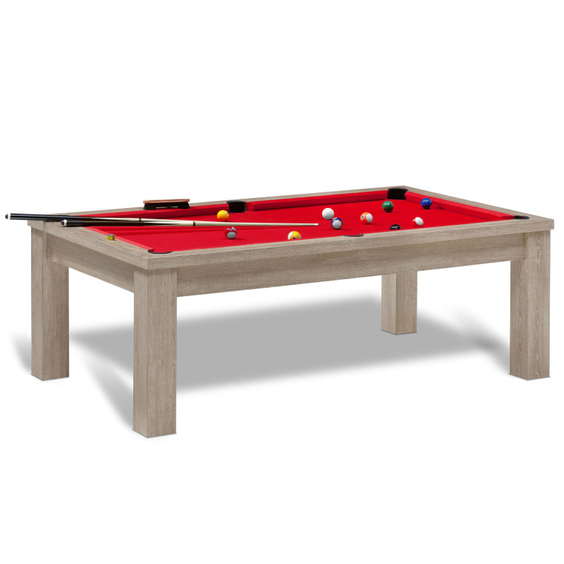 Table de billard américain rouge