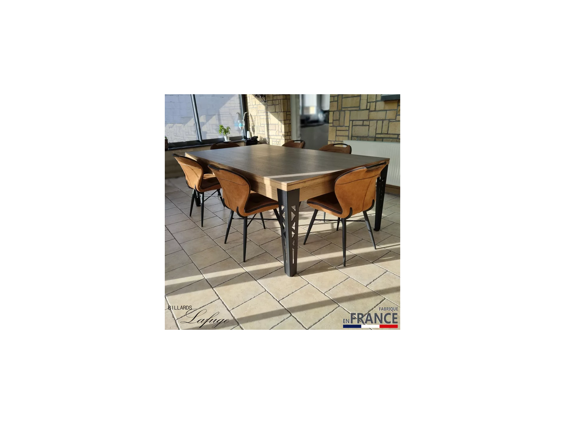 Billard haut de gamme Lafuge : Billard convertible Eiffel