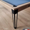 Table billard industriel Alpha avec pieds métallique