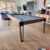 Table billard industriel Alpha avec pieds métallique