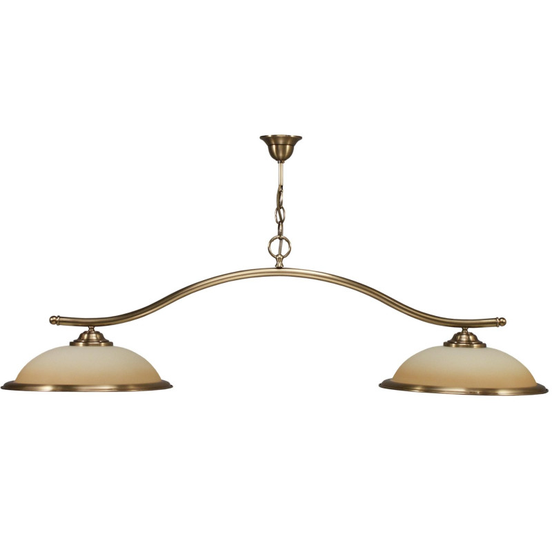 Lustre Magalas 2 lampes 3593 pêche E27 2x150W Lustre Magalas 2 lampes 3593 pêche E27 2x150W