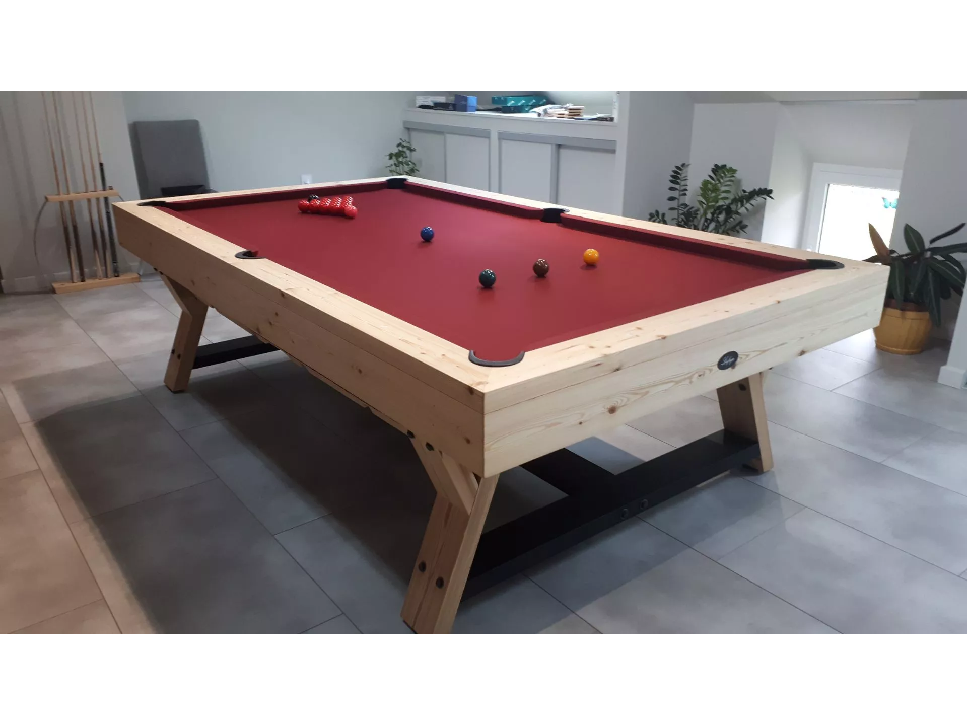 Table billard convertible : Billard Mont Blanc Lafuge | Billards de France