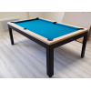 Table billard convertible : Beaubourg Lafuge style billard industriel