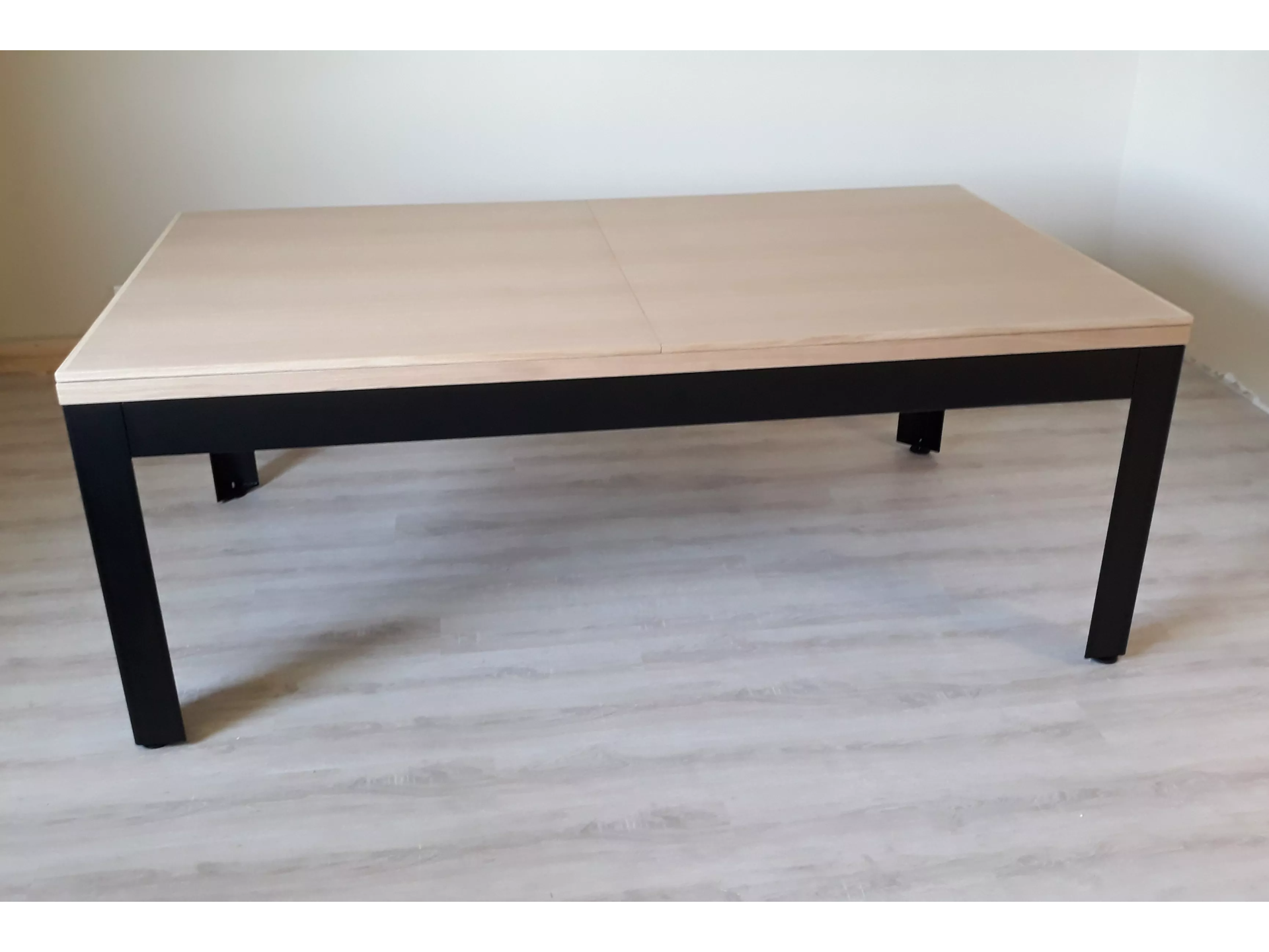 Table billard convertible : Beaubourg Lafuge style billard industriel