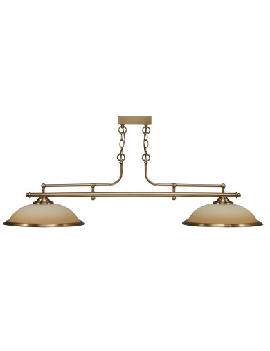 Lustre Eragny 2 lampes 3593 pêche E27 2x150W 