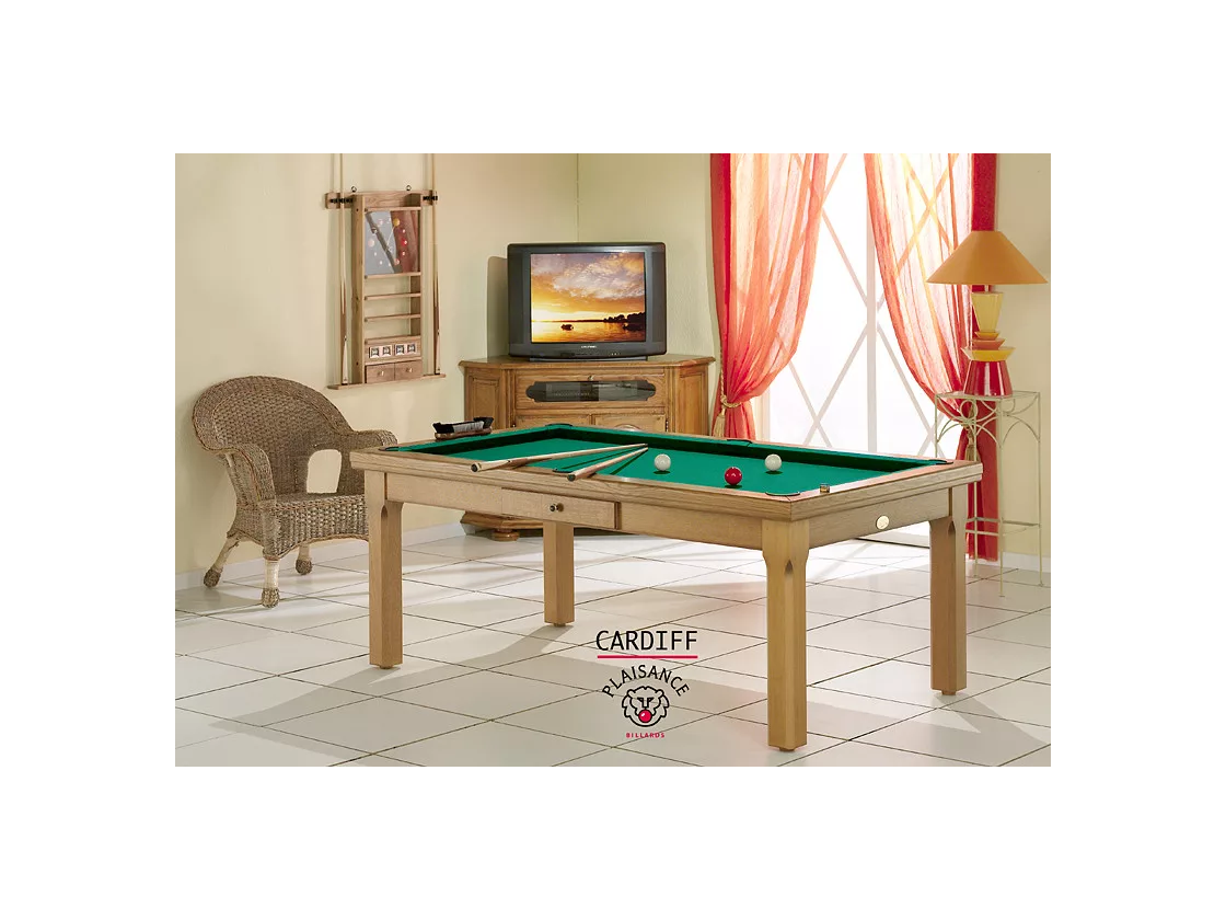 Billard chêne NEUF en 1,90 m gamme Prestige