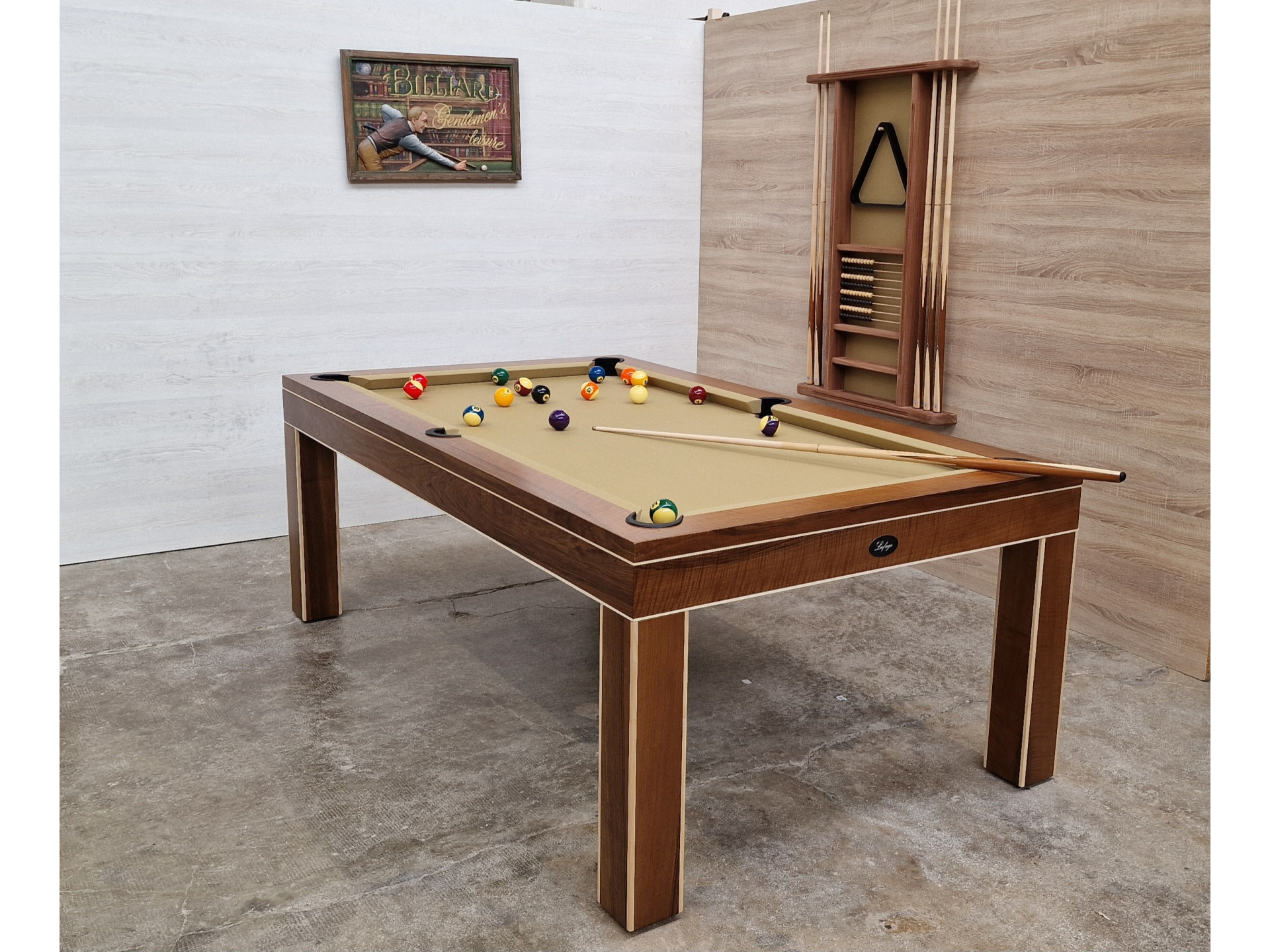 Billard Harmonie – Table Noyer Massif & Érable | Billards De France
