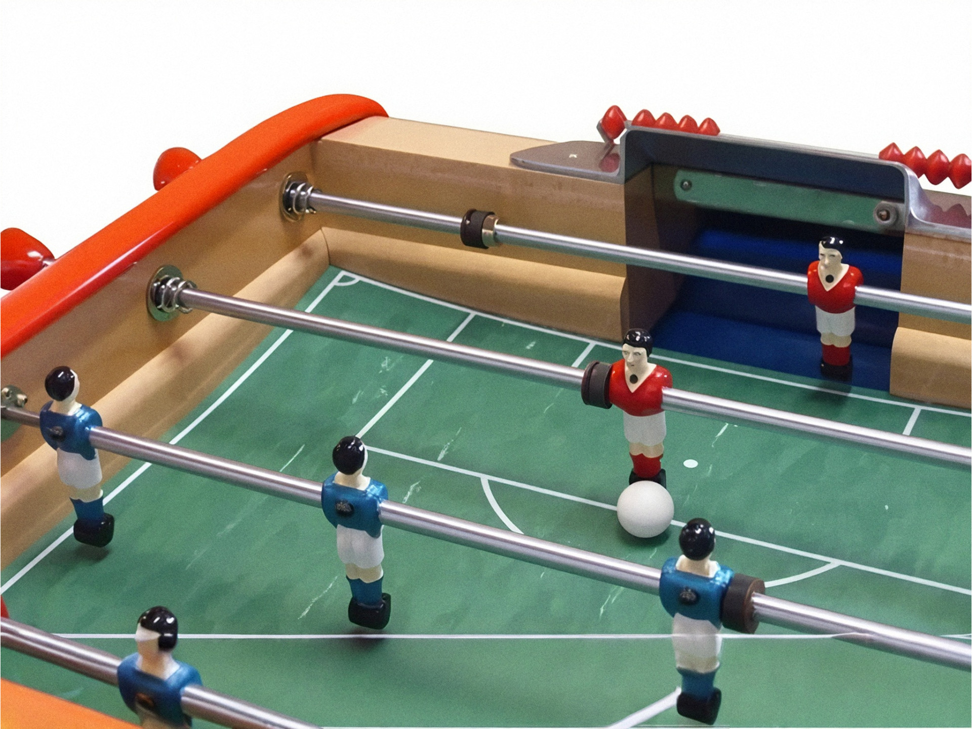 Baby foot Bonzini B60: monnayeur, hêtre massif | Billard De France