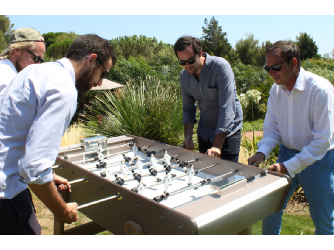Baby Foot Extérieur Outdoor Gris Anthracite | Billards de France