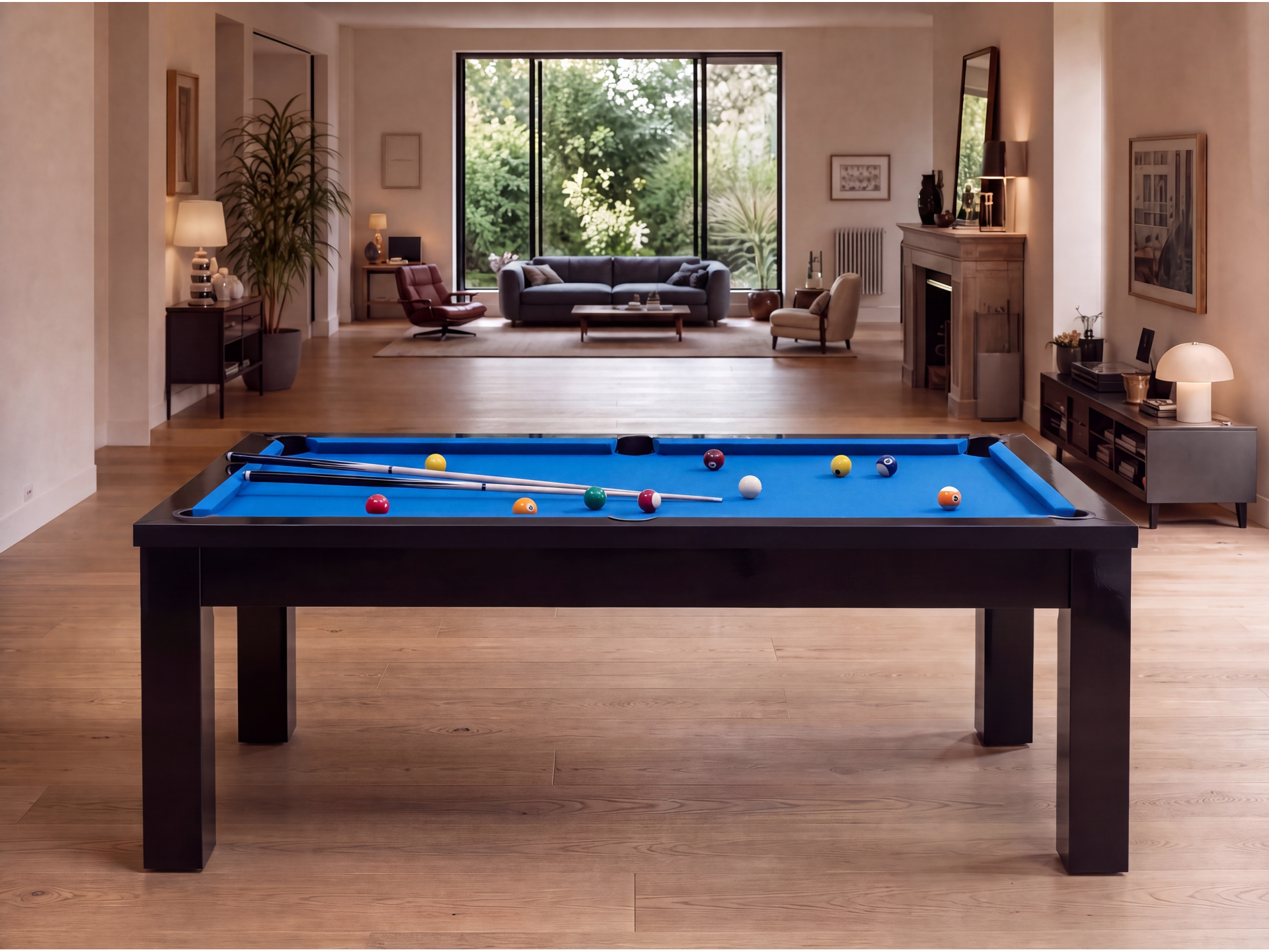 Achat billard américain convertible Santiago