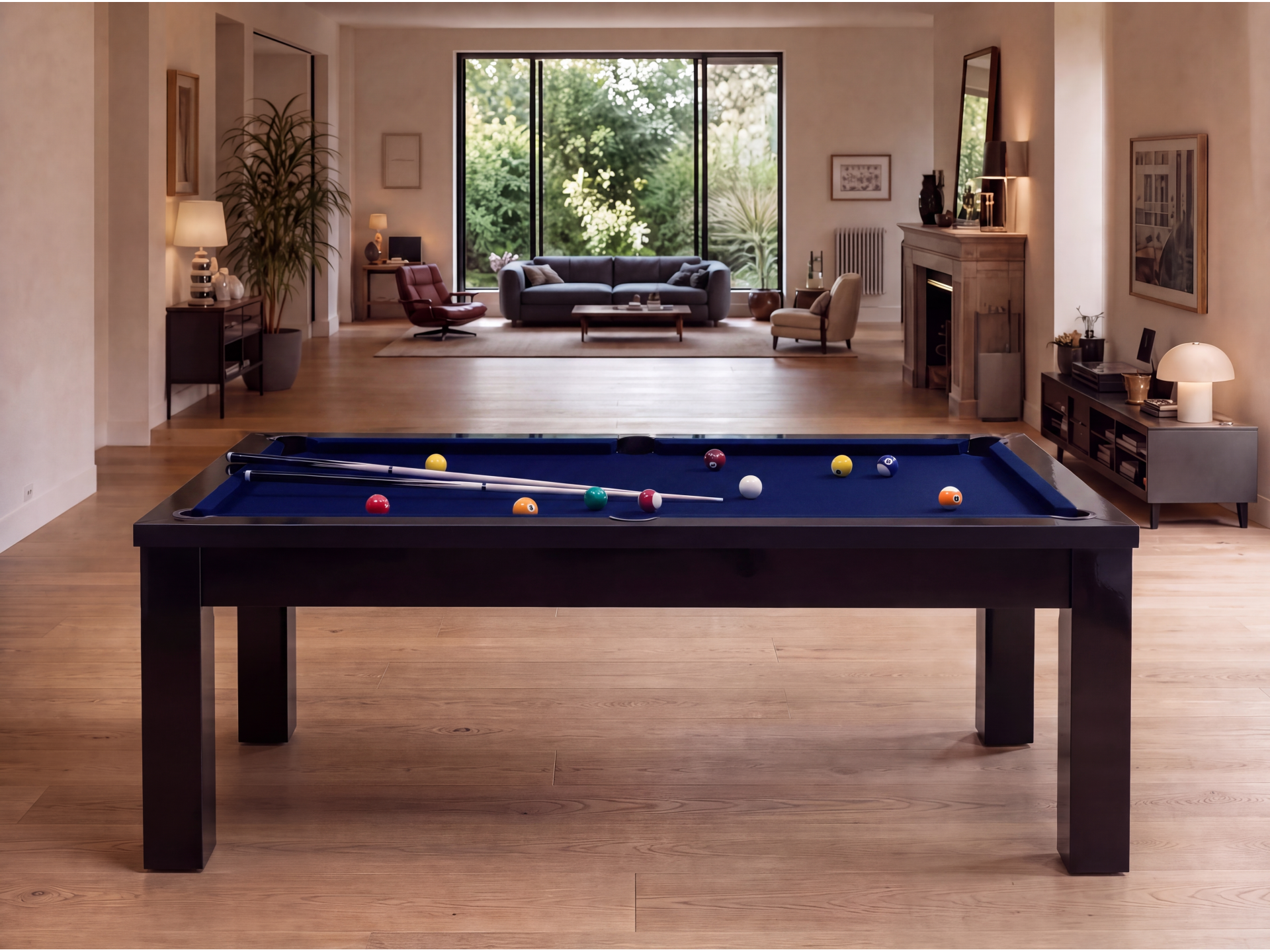 Achat billard américain convertible Santiago