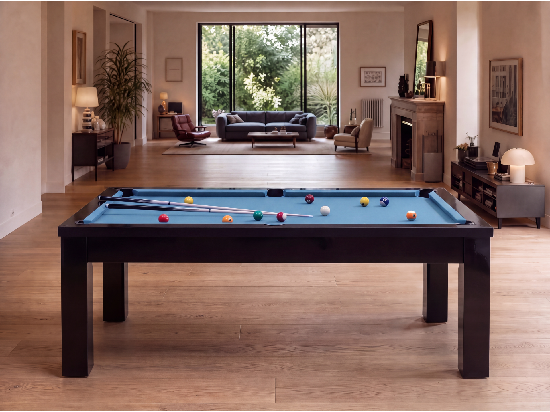 Achat billard américain convertible Santiago